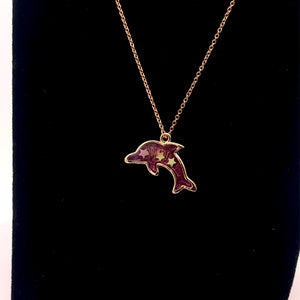 Dolphin Charm, Gold Plated, M3205