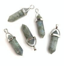 Silver Plated Labradorite Pendant Sku#M1437