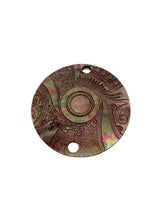 Round flower mother of pearl, carved, SKU#M3001