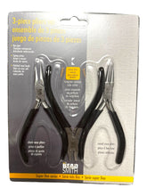 3 Piece Plier Set, Chain Nose Plier, Round Nose Plier, Tungsten Carbide Side Cutter, PL650-SET