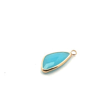 Gold charm SKU#M3104blue