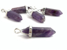 Amethyst Silver Plated Pendant Sku#M1436