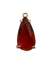 Champagne tear drop crystal charm, SKU#M2152champagne