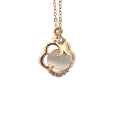 Pearl Rhinestone Gold Plated Charm, M4436
