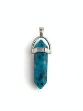 Tianshan Blue Silver Plated Pendant Sku#M1417