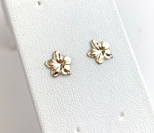 14kGF Flower Stud Earrings Sku#E26-4