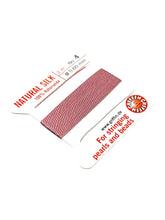 Dark Pink Bead Cord - Perlseide