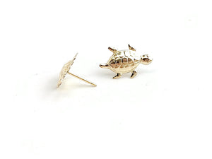14kGF Turtle Studs Sku#44-4