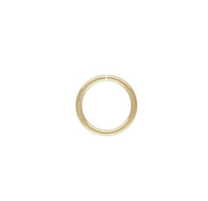 22ga Open Jump Ring 0.64x6mm, 14k Gold Filled, Sterling Silver, #4004442