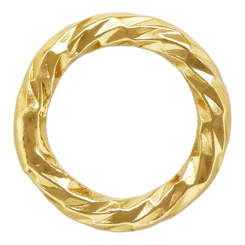 Closed Sparkle jump Ring .64x4mm, 14k Gold Filled, #4004445P1C