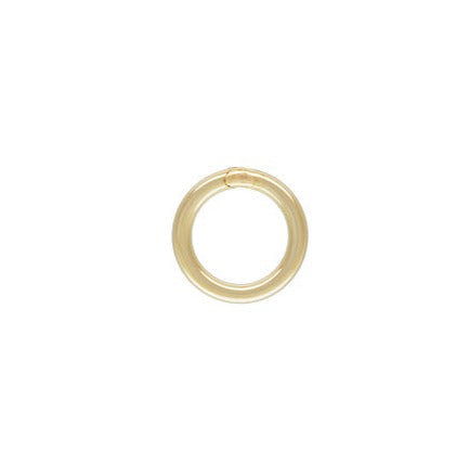 20.5ga Closed Jump Ring 0.76x5mm, 14k Gold Filled, Sterling Silver, #4004472C