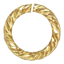 Open Sparkle Jump Ring 0.76x5mm, 14k Gold Filled, Sterling Silver, #4004472P1