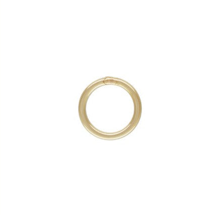 20.5ga Closed Jump Ring 0.76x6mm, 14k Gold Filled, Sterling Silver, 14k Rose Gold Filled, #4004481C