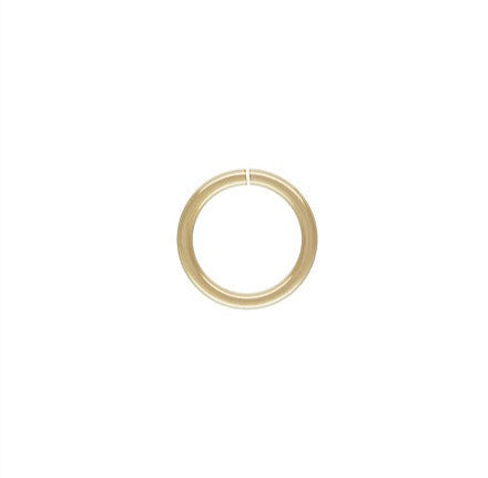 20.5ga Open Jump Ring 0.76x6.5mm, 14k Gold Filled, Sterling Silver, #4004484