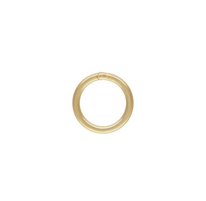 19.5ga Closed Jump Ring 0.89x7mm, 14k Gold Filled, Sterling Silver, #4004504C