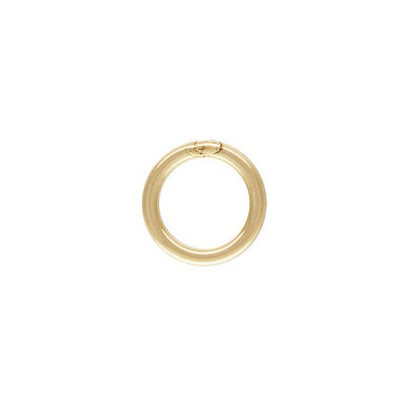 19ga Closed Jump Ring 0.89x6mm, 14k Gold Filled, Sterling Silver, #4004510C