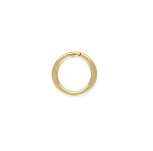 19ga Closed Jump Ring 0.89x6mm, 14k Gold Filled, Sterling Silver, #4004510C