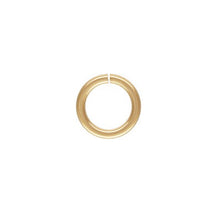 19ga Open Jump Ring 0.89x6mm, 14k Gold Filled, Sterling Silver, #4004510