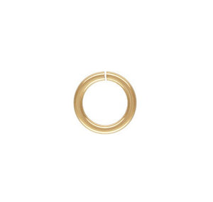 19ga Open Jump Ring 0.89x6mm, 14k Gold Filled, Sterling Silver, #4004510