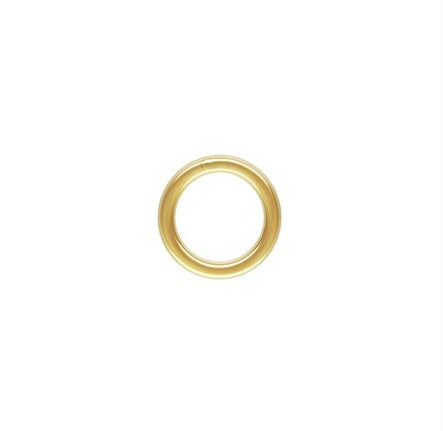 18ga Closed Jump Ring 1.0x7mm, 14k Gold filled, Sterling Silver, #4004524C