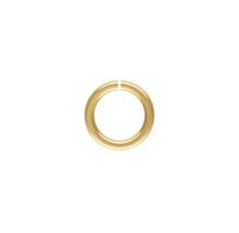 18ga Open Jump Ring 1.0x7mm, 14k Gold Filled, Sterling Silver, #4004524