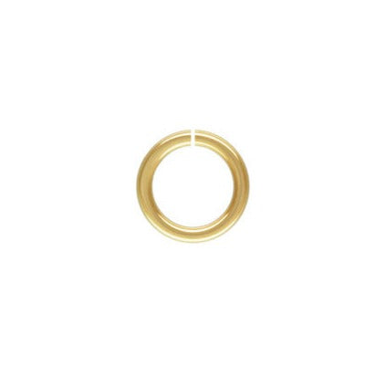18ga Open Jump Ring 1.0x7mm, 14k Gold Filled, Sterling Silver, #4004524