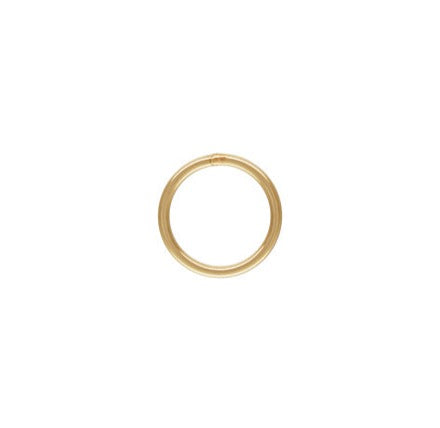 18ga Closed Jump Ring 1.0x10mm, 14k Gold Filled, Sterling Silver, #4004543C