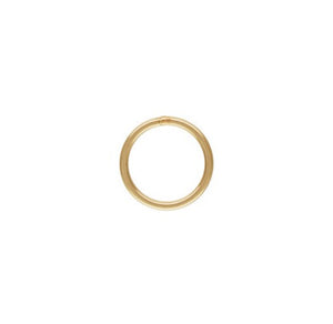 18ga Closed Jump Ring 1.0x10mm, 14k Gold Filled, Sterling Silver, #4004543C