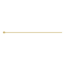 28.5ga Ball Headpin, 14k Gold Filled, Sterling Silver, #4005354B