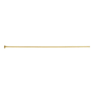 24ga Headpin .50x1.5" .060" Head, 14k Gold Filled, Sterling Silver, 14k Rose Gold Filled, #4005377