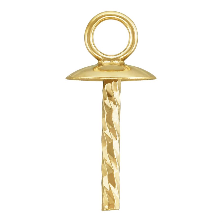 5.0mm Cup & 8.0mm Peg Drop, 14k Gold Filled, Sterling Silver, #4005884D1