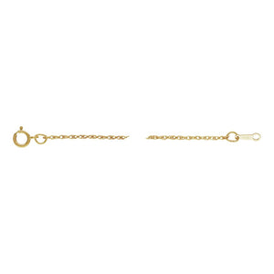 18" 1.1mm Rope Chain, 14k Gold filled, #401203018L