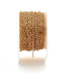 2.3mm Flat Open Cable, 14k Gold Filled, Sterling Silver, Sku#S1712F