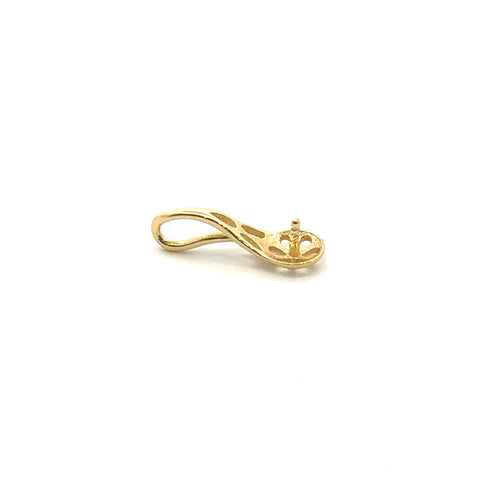 Gold plated bail with add on bail, SKU#M3727G