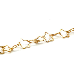 14KGF 8.12mm Flat Star Chain, SKU#SM1419F