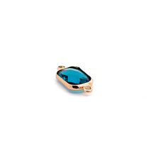 Light blue rectangle shape crystal charm,SKU#M2147lightblue