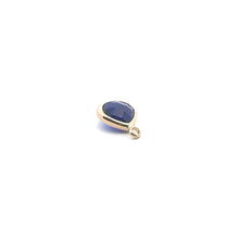 Dark blue shape crystal charm, SKU#M2161Dblue