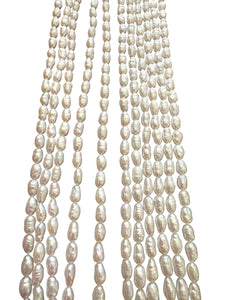 4-41/2 mm Rice pearls, SKU#RicePearls