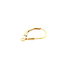 Tear drop lever back w/ ring, 14KGF, SKU#4007080