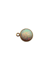 5mm white bello opal bezel drop