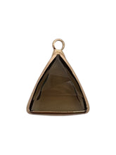 Light black triangle charm, SKU#M2151Lblack