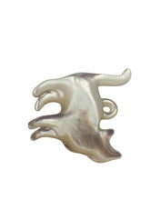 White cat Mother Of Pearl, SKU#M159