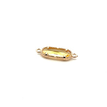 Yellow oval charm, SKU#M2167