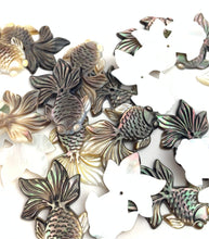 Mother of Pearl Fish Charm Sku#M130