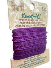 Waxed Brazilian Cord.
