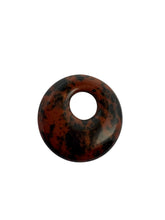 Brown and black marble gemstone beads, SKU#M2990