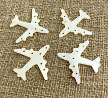 Mother of Pearl Airplane Charm Sku#M599