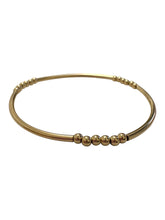 14KGF 6.75” stretchy tube bead bracelet, SKU#4014833675L