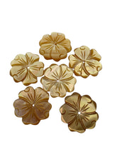 Yellow flower mother of pearl, SKU#M4605