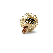 Solid gold bead clasp, 12mm, SKU#AW160-13